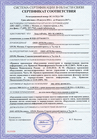 Сертификат соответствия wiProbe